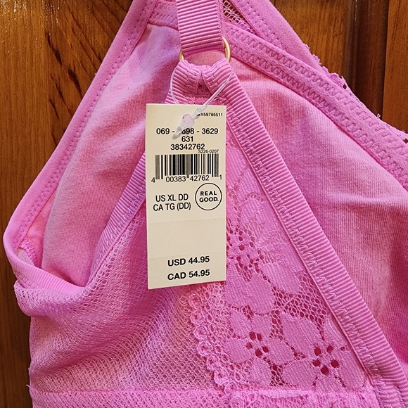 NWT Aerie Pink Lace Bralette - Picture 4 of 5